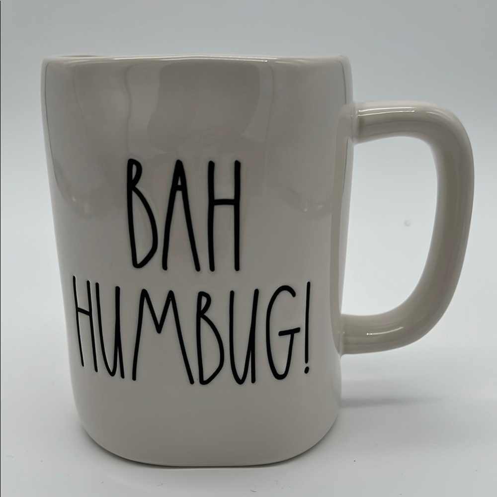 Rae Dunn White 'Bah Humbug!' Mug - Artisan Collection by Magenta​